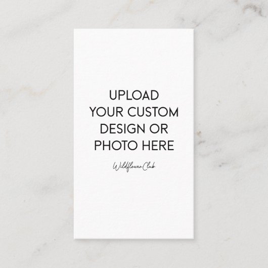 2" x 3.5" Small Card - Portrait Visitenkarte (Vorderseite)