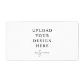 2" x 3,75"-Etikett - Landschaft (Vorne)