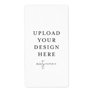 2" x 3,75" Etikett - Portrait