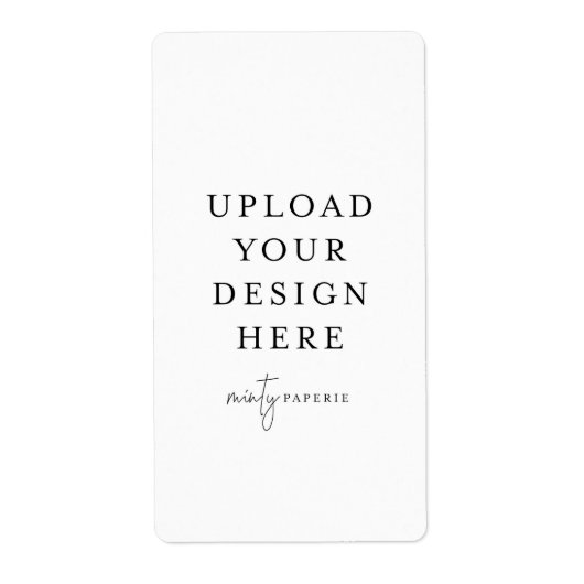 2" x 3,75" Etikett - Portrait (Vorne)