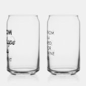 2 x Personalisiertes Formglas 16oz Dosenglas (Links)