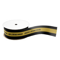 2 Yard Benutzerdefinierter Text Schwarz Streifen S