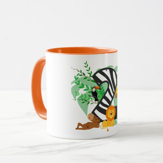 2 years old! Happy Birthday baby! Tasse (Vorderseite Links)