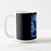 2 Young Chihuahua Pups In Colorful Christmas Scene Kaffeetasse (Links)