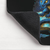 #2 Zitat: Ich bin Buchdrache kein Worm Rea Mousepad (Ecke)