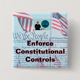 2 Zoll quadratischer Knopf Button