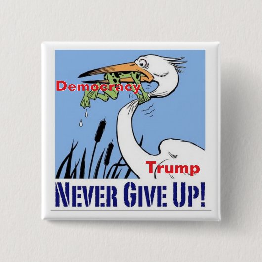 2 Zoll quadratischer Knopf Button (Vorderseite)