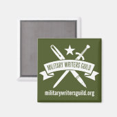 2 Zoll quadratischer Magnet, Olivendrab Magnet (Vorderseite/Rückseite)