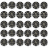 2 Zoll Regular Mason Jar Lid Vinyl Honey Black Aufkleber (Vorderseite)