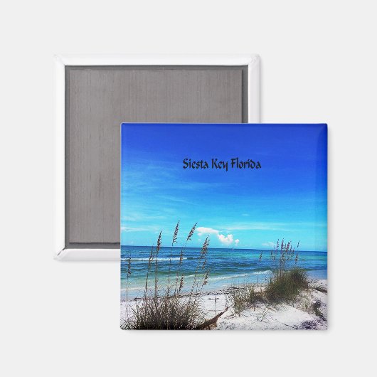 2 Zoll Siesta Key-Magnet Magnet (Vorderseite/Rückseite)