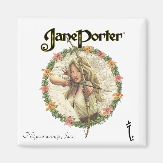 2 Zoll Square Magnet (Vorne)