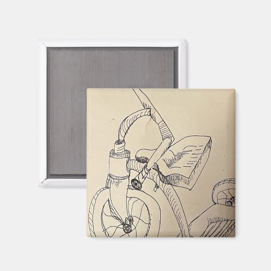 2 Zoll Square Magnet (Vorderseite/Rückseite)