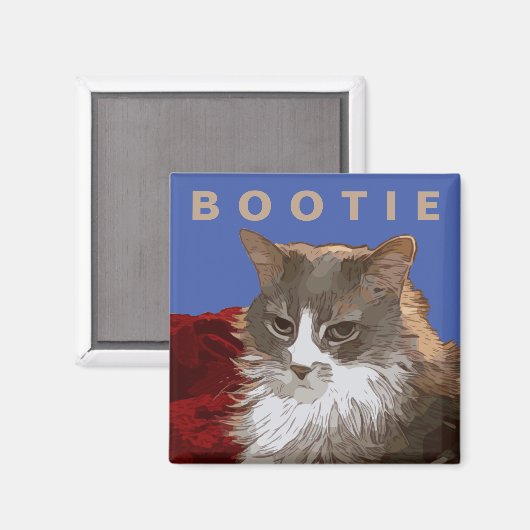 2 Zoll Square Magnet (Vorderseite/Rückseite)