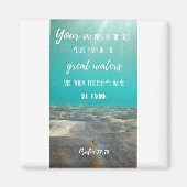 2 Zoll Square Magnet - Altes Wasser Magnet 1 (Vorne)