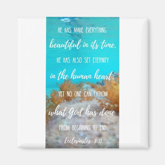 2 Zoll Square Magnet - Altes Wasser Magnet 2 (Vorne)