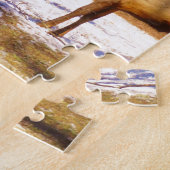 2~ zwei Bull Elk im Schnee Puzzle (Seite)