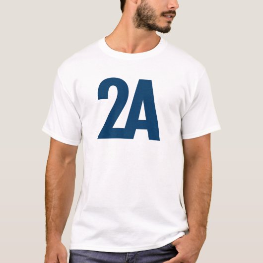 2A - 2. Änderung - Blau T-Shirt (Vorderseite)