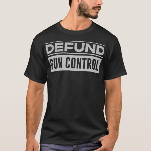 2A 2. Änderungsantrag Defund Gun Kontrolle Pro Gun T-Shirt (Vorderseite)