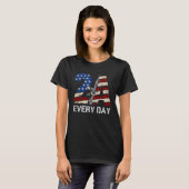 2A AR15 Rifle 2nd Amendment Patriotic Gun Owner T-Shirt (Vorne ganz)