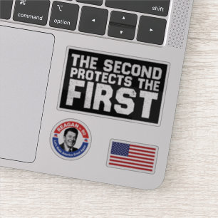 2A Die zweite schützt die erste Freisprecheinricht Aufkleber