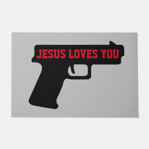 2A - JESUS-LIEBEN, die DU Tor Mat Fußmatte
