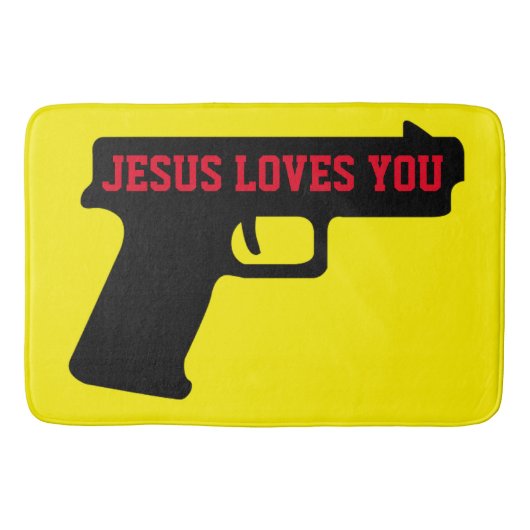 2A - JESUS-LIEBEN IHNEN Bath Mat Badematte (Vorderseite)
