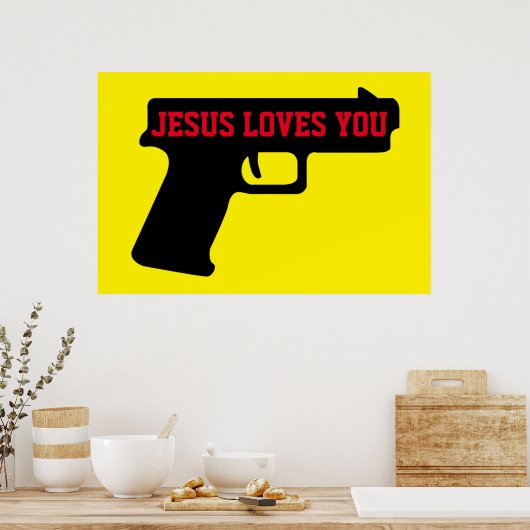 2A - JESUS-LIEBEN IHR Poster (Küche)