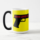 2A - JESUS LIEBEN SIE 15 Oz. Verwandlungstasse (Links)