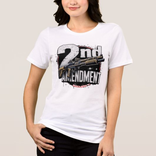 2A T-Shirt Tri-Blend Shirt (Vorderseite)