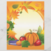 2ai, Herbst, Ernte, Kranz, farbig, Gemüse, Flyer (Vorne)