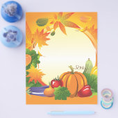 2ai, Herbst, Ernte, Kranz, farbig, Gemüse, Flyer (Einzeln)