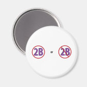 2B MAGNET (Vorderseite/Rückseite)
