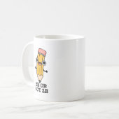2b oder nicht 2b Funny Shakespeare Pencil Pub Kaffeetasse (Vorderseite Links)