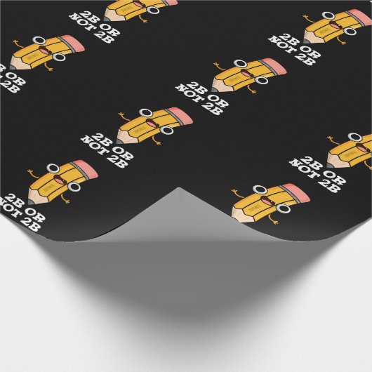 2b oder nicht 2b Funny Shakespeare Pencil Puff Dar Geschenkpapier (Ecke)