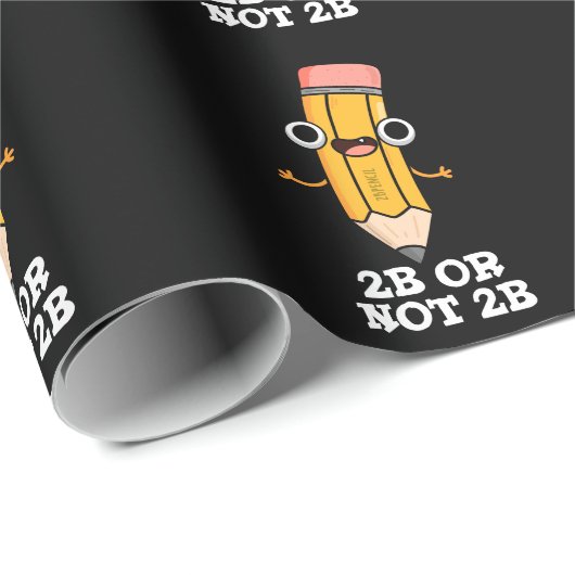 2b oder nicht 2b Funny Shakespeare Pencil Puff Dar Geschenkpapier (Rolleneckpunkt)