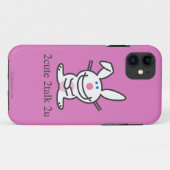 2cute 2talk 2u Case-Mate iPhone hülle (Rückseite (Horizontal))