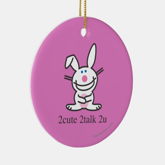 2cute 2talk 2u keramik ornament (Rechts)