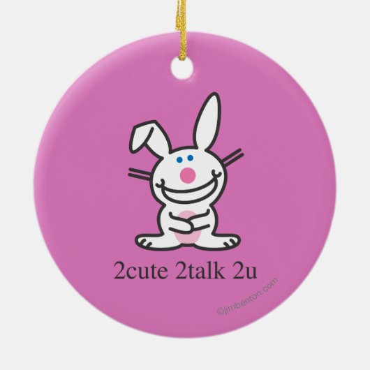 2cute 2talk 2u keramik ornament (Hinten)
