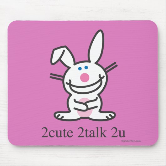 2cute 2talk 2u mousepad (Vorne)