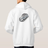 2CV Citroen Hoodie (Rückseite)