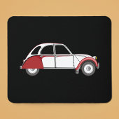 2CV Deux Chevaux Dolly Oldtimer Red Mousepad