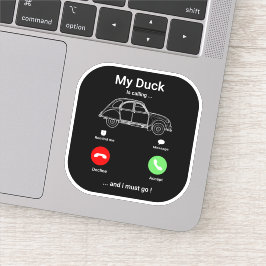 2CV Deux Chevaux Funny Smartphone Aufkleber