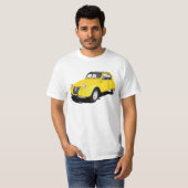 2CV (deux chevaux) gelb T-Shirt (Vorne ganz)