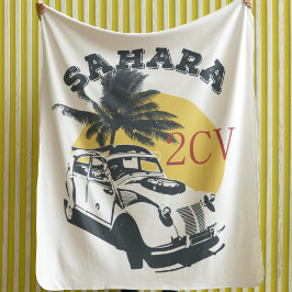 2cv Deux Chevaux Sahara Offroad Oldtimer Fleecedecke