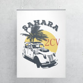 2cv Deux Chevaux Sahara Offroad Oldtimer  Poster