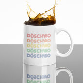 2CV Döschwo Deux Chevaux Typografie Kaffeetasse