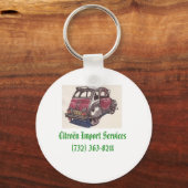 2CV KeyChain Schlüsselanhänger (Vorderseite)