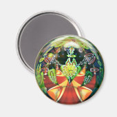 2d3D Psychedelic Magnet (Vorderseite/Rückseite)