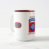 2D 505. INFANTERIE-TASSE DER BN-(ABN) ZWEIFARBIGE TASSE (Vorderseite Links)