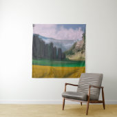 2d Abbildung. Ölmalerei Landschaft Kunst. Ländlich Wandteppich (Beispiel)